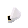 Diamond shape ring box red white black diamond jewelry box with LED light